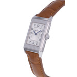 Montre d'occasion JAEGER LECOULTRE Reverso Classique Monoface mixte mécanique bracelet cuir cresus - vue D2