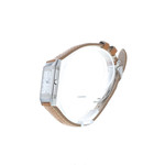 Montre d'occasion JAEGER LECOULTRE Reverso Quartz mixte quartz bracelet cuir d'origine - vue D2