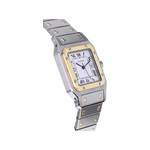Montre d'occasion CARTIER Santos Carrée homme automatique bracelet or jaune 750/000 et acier - vue 2