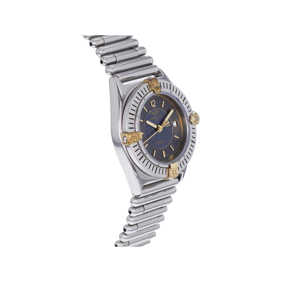 Montre d'occasion BREITLING Callistino femme quartz bracelet acier - vue 2