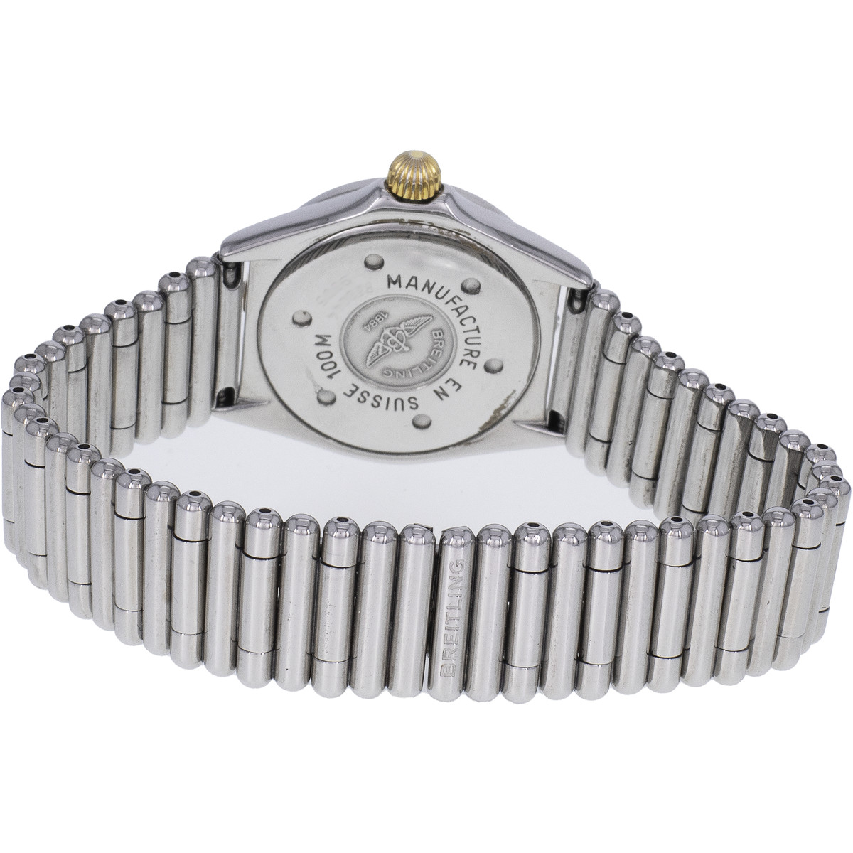 Montre d'occasion BREITLING Callistino femme quartz bracelet acier - vue 3