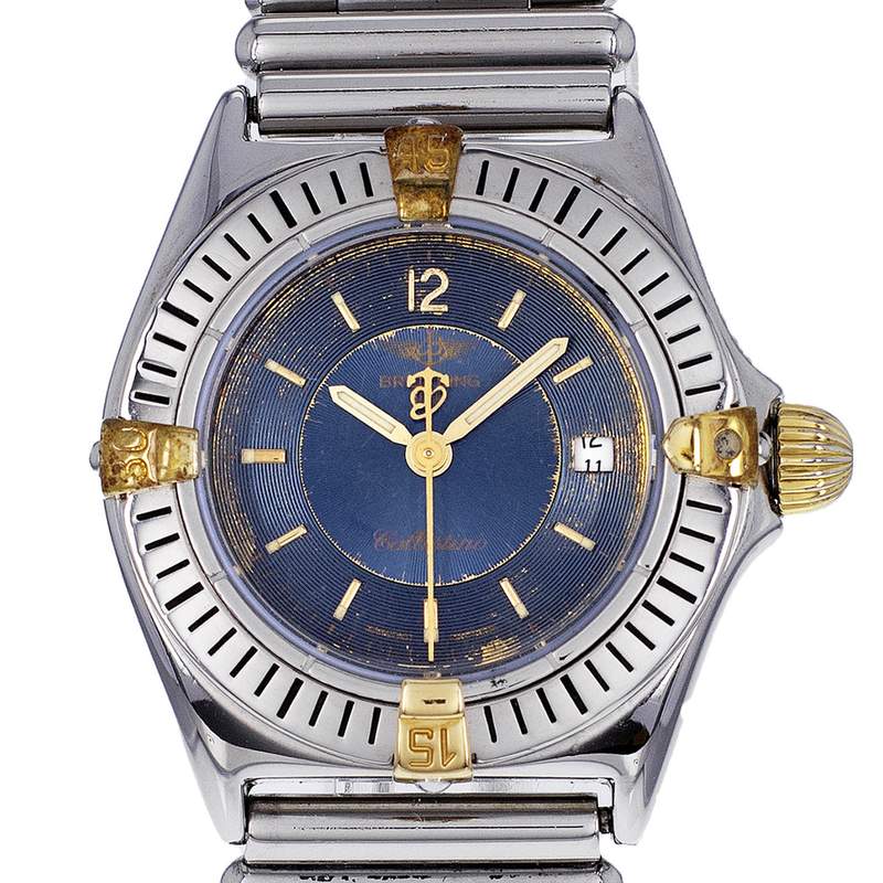 Montre d'occasion BREITLING Callistino femme quartz bracelet acier - vue D1