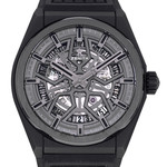 Montre d'occasion ZENITH Defy Classic Skeleton homme automatique bracelet caoutchouc - vue D1