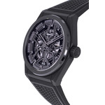 Montre d'occasion ZENITH Defy Classic Skeleton homme automatique bracelet caoutchouc - vue D2