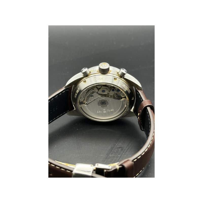 Montre d'occasion BELL & ROSS Vintage 126 homme automatique bracelet cuir - vue D4