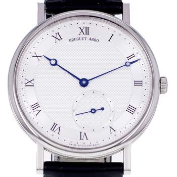 Montre d'occasion BREGUET Classique homme automatique bracelet cuir d'origine