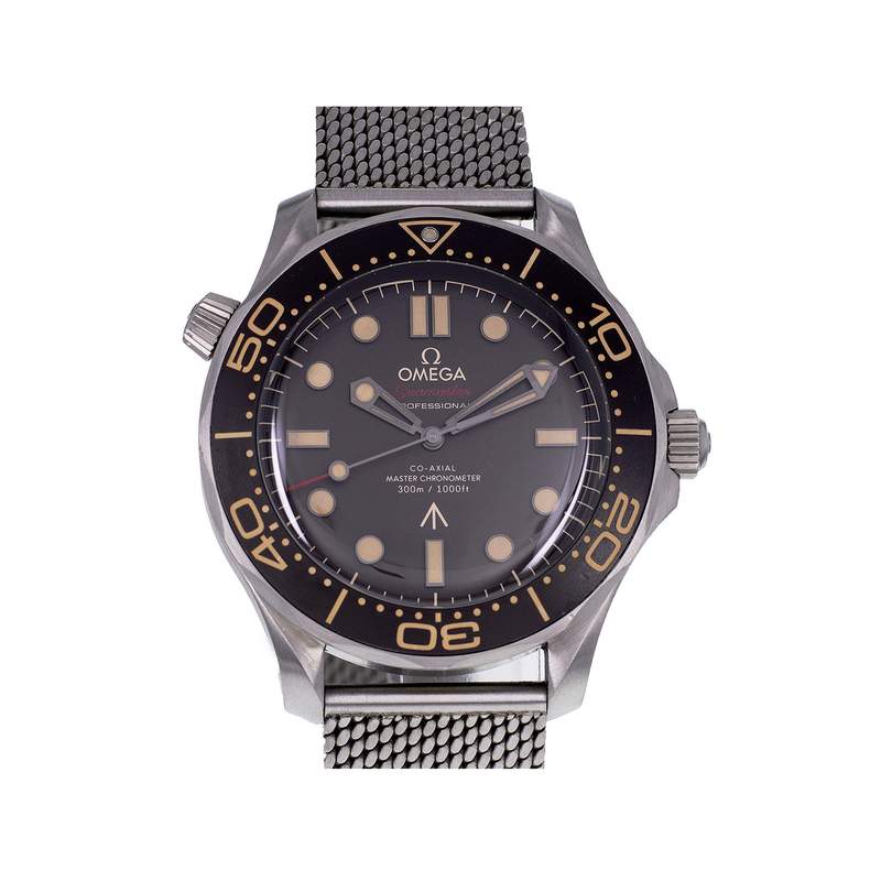 Montre d'occasion OMEGA Seamaster 300 Diver '007' homme mouvement automatique certifié (cosc) bracelet titane - vue 1