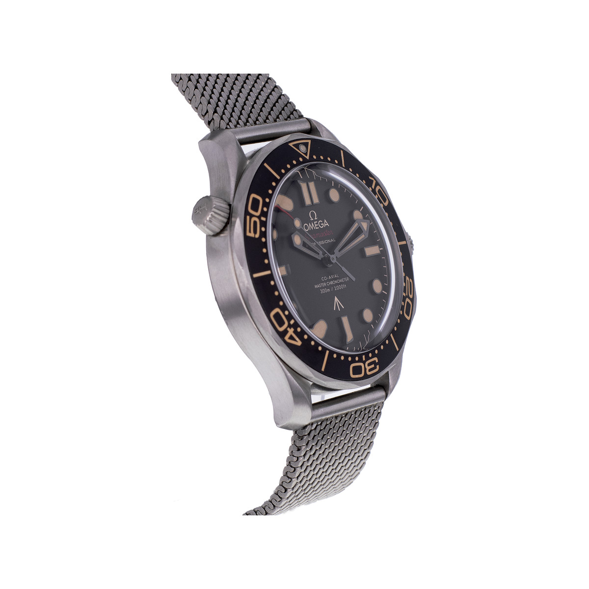 Montre d'occasion OMEGA Seamaster 300 Diver '007' homme mouvement automatique certifié (cosc) bracelet titane - vue 2