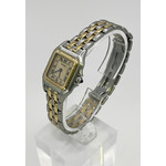 Montre d'occasion CARTIER Panthère Petit Modèle femme quartz bracelet or jaune 750/000 et acier - vue D2