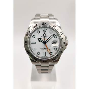 Montre d'occasion ROLEX Explorer II homme mouvement automatique certifié (cosc) bracelet acier