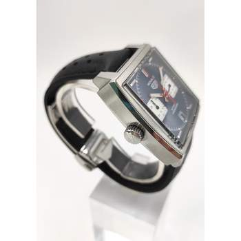 Montre d'occasion TAG HEUER Monaco Steve McQueen homme automatique bracelet cuir cresus