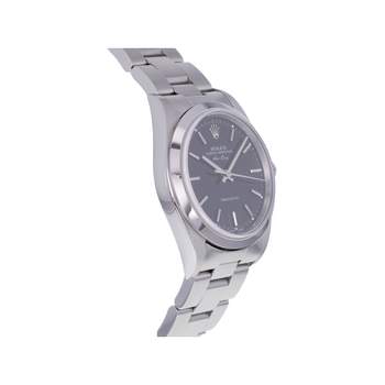 Montre d'occasion ROLEX Air King homme mouvement automatique certifié (cosc) bracelet acier
