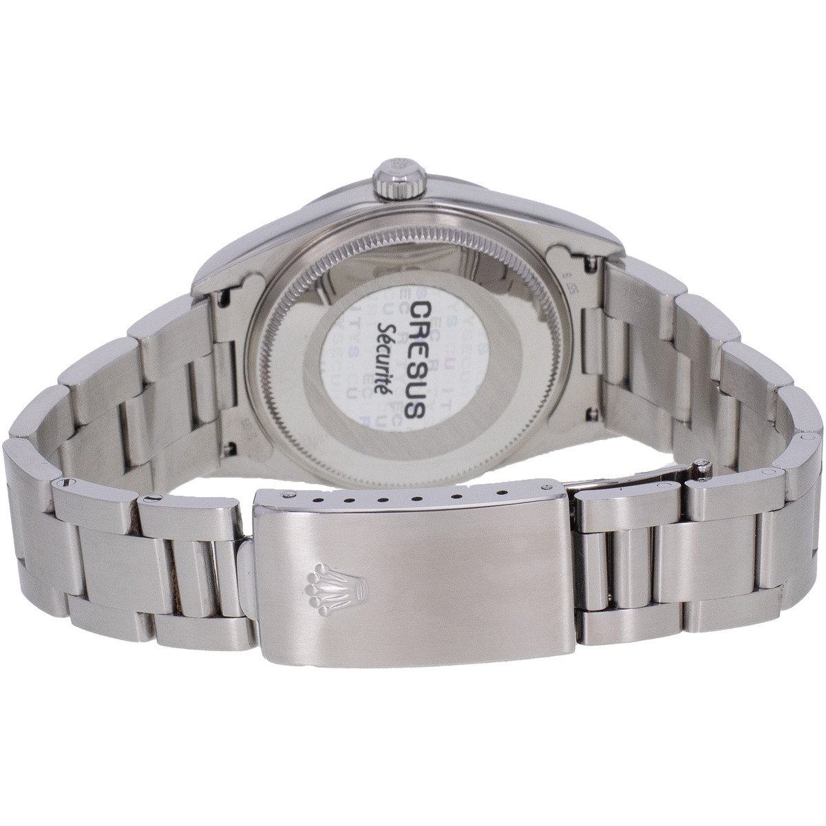 Montre d'occasion ROLEX Air King homme mouvement automatique certifié (cosc) bracelet acier - vue 3