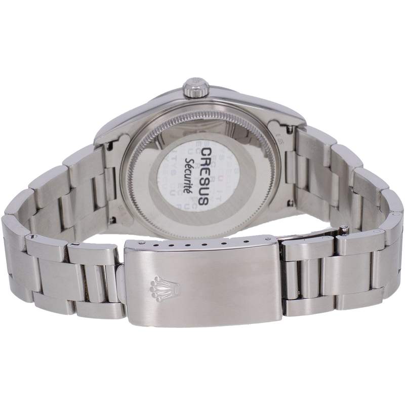 Montre d'occasion ROLEX Air King homme mouvement automatique certifié (cosc) bracelet acier - vue 3