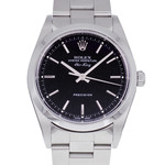 Montre d'occasion ROLEX Air King homme mouvement automatique certifié (cosc) bracelet acier - vue D1