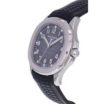Montre d'occasion PATEK PHILIPPE Aquanaut homme mouvement automatique certifié (cosc) bracelet caoutchouc - vue D2