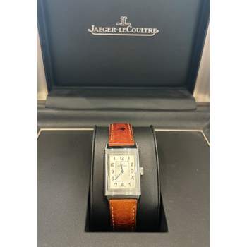 Montre d'occasion JAEGER LECOULTRE Reverso Classique Mécanique homme mécanique bracelet cuir d'origine