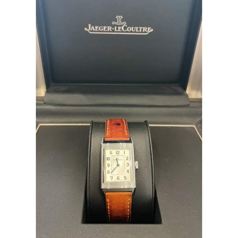 Montre d'occasion JAEGER LECOULTRE Reverso Classique Mécanique homme mécanique bracelet cuir d'origine - vue 1