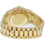 Montre d'occasion ROLEX Day-Date Or jaune mixte automatique bracelet or jaune 750/000 - vue 3