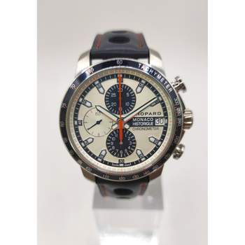 Montre d'occasion CHOPARD Grand Prix de Monaco Historique homme mouvement automatique certifié (cosc) bracelet cuir d'origine