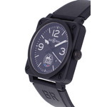 Montre d'occasion BELL & ROSS BR03-92 RAID Limited Edition homme automatique bracelet caoutchouc - vue D2