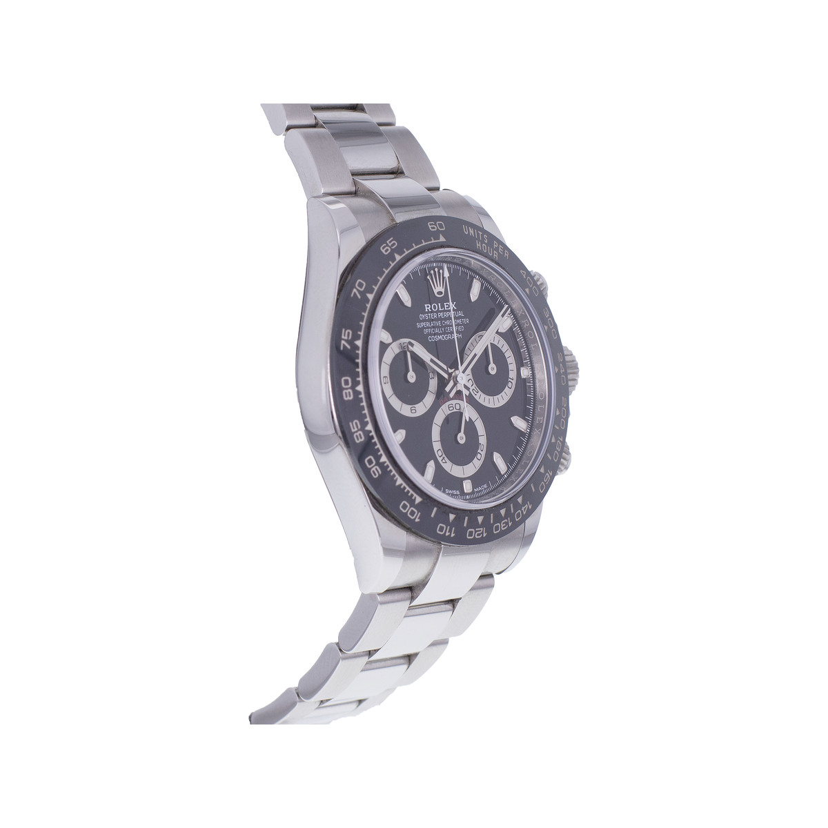 Montre d'occasion ROLEX Cosmograph Daytona Céramique homme mouvement automatique certifié (cosc) bracelet acier - vue 2