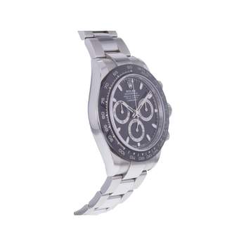 Montre d'occasion ROLEX Cosmograph Daytona Céramique homme mouvement automatique certifié (cosc) bracelet acier