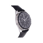 Montre d'occasion OMEGA Speedmaster Professional Moonwatch homme mécanique bracelet cuir d'origine - vue 2