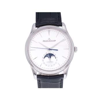 Montre d'occasion JAEGER LECOULTRE Master Ultra Thin homme automatique bracelet cuir d'origine