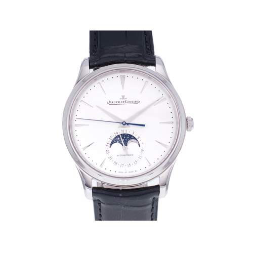Montre d'occasion JAEGER LECOULTRE Master Ultra Thin homme automatique bracelet cuir d'origine