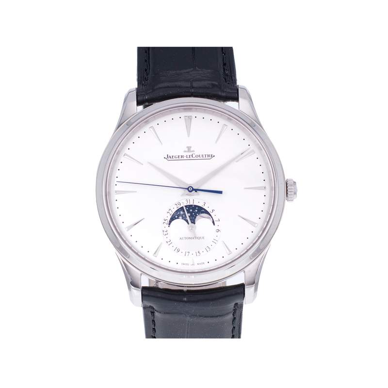 Montre d'occasion JAEGER LECOULTRE Master Ultra Thin homme automatique bracelet cuir d'origine - vue 1