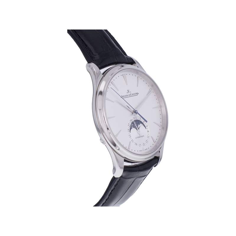Montre d'occasion JAEGER LECOULTRE Master Ultra Thin homme automatique bracelet cuir d'origine - vue 2