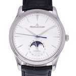 Montre d'occasion JAEGER LECOULTRE Master Ultra Thin homme automatique bracelet cuir d'origine - vue D1