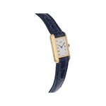 Montre d'occasion CARTIER Tank Vermeil femme quartz bracelet cuir cresus - vue 2