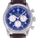 Montre d'occasion BREITLING Navitimer 8 B01 homme mouvement automatique certifié (cosc) bracelet cuir cresus - vue D1
