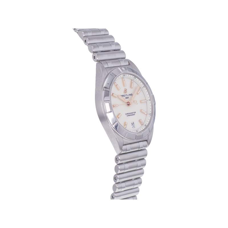Montre d'occasion BREITLING Chronomat 32 femme quartz bracelet acier - vue 2