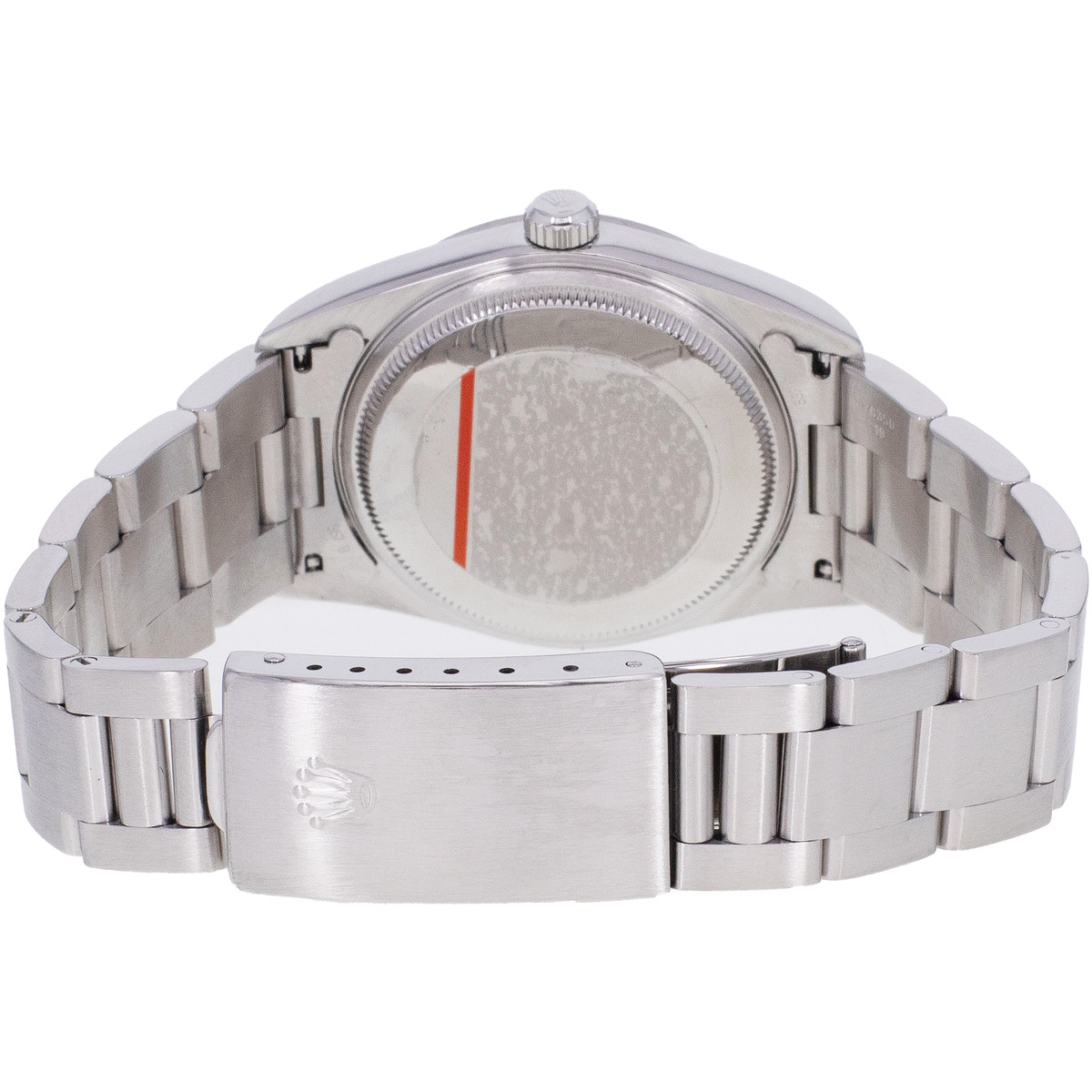 Montre d'occasion ROLEX Air King Precision homme mouvement automatique certifié (cosc) bracelet acier - vue 3