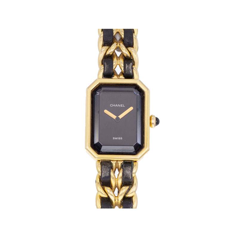 Montre d'occasion CHANEL Première S femme quartz bracelet plaqué or - vue 1