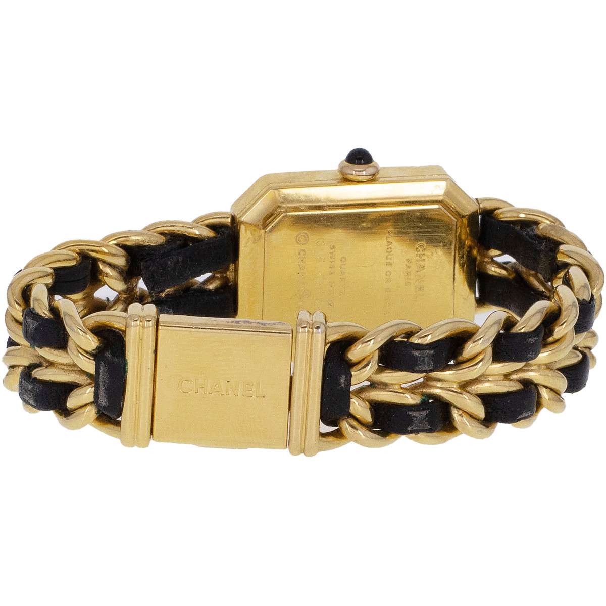Montre d'occasion CHANEL Première S femme quartz bracelet plaqué or - vue 3