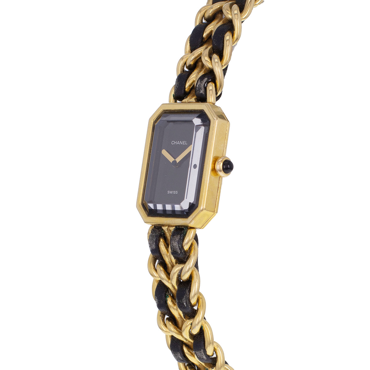 Montre d'occasion CHANEL Première S femme quartz bracelet plaqué or - vue D2