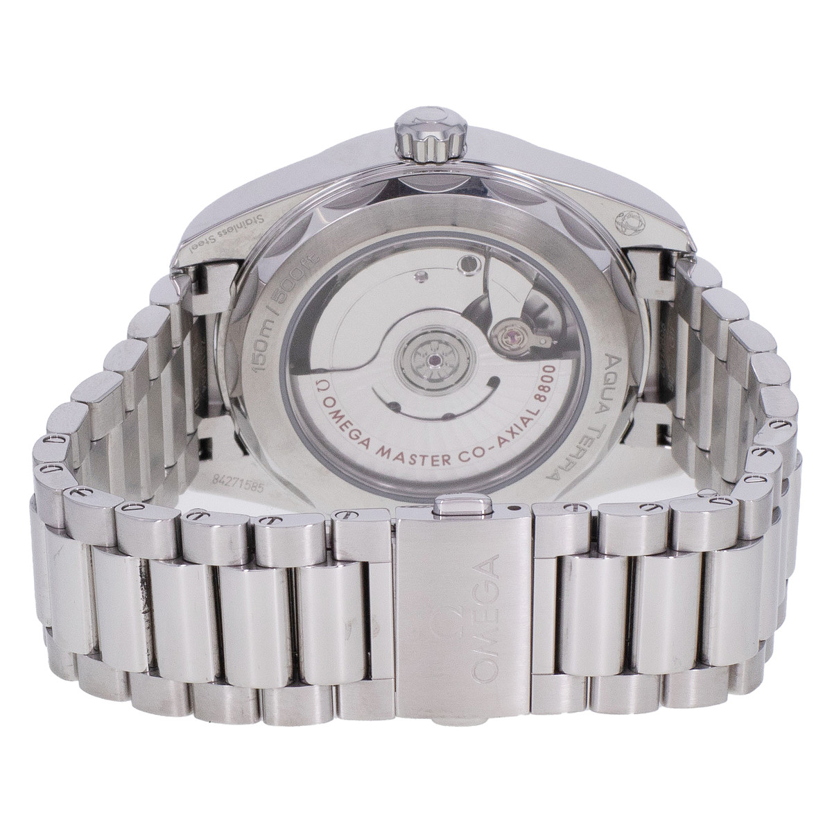 Montre d'occasion OMEGA Seamaster Aquaterra Shades homme mouvement automatique certifié (cosc) bracelet acier - vue 3