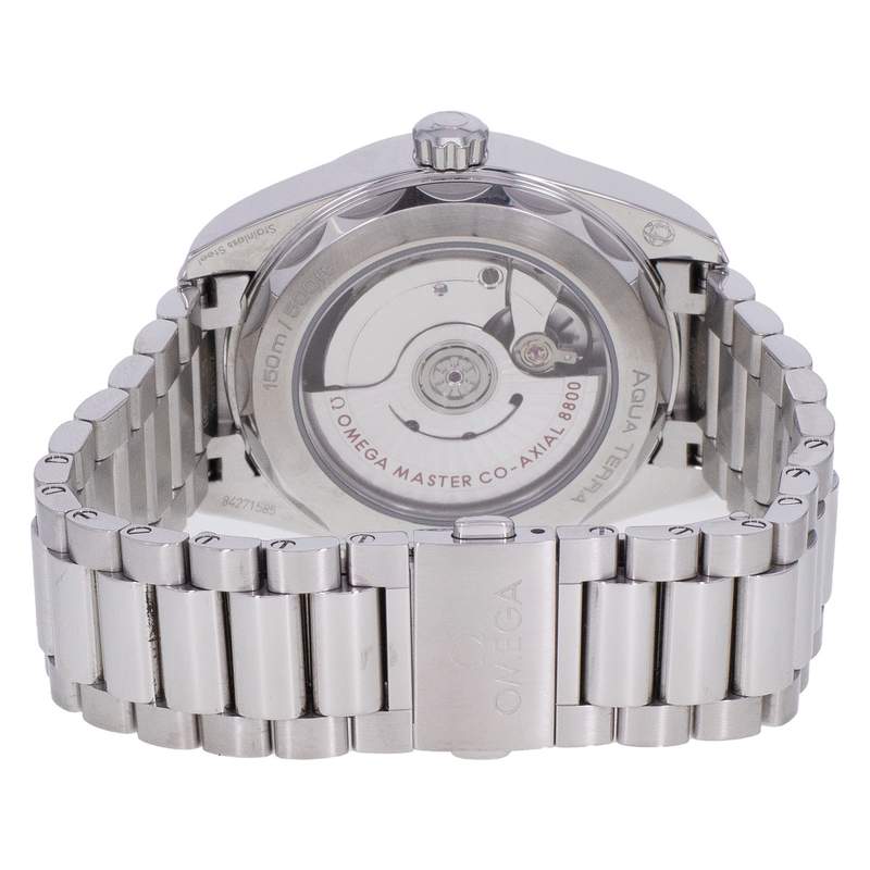 Montre d'occasion OMEGA Seamaster Aquaterra Shades homme mouvement automatique certifié (cosc) bracelet acier - vue 3
