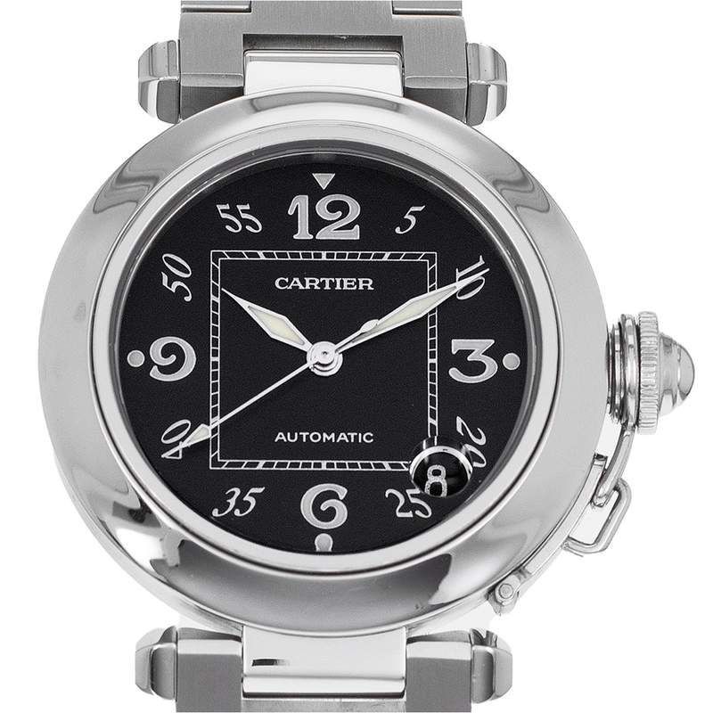 Montre d'occasion CARTIER Pasha C mixte automatique bracelet acier - vue D1
