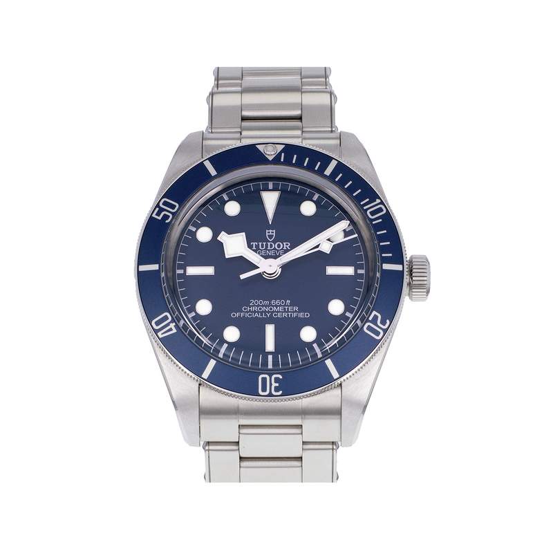 Montre d'occasion TUDOR Black Bay 58 homme mouvement automatique certifié (cosc) bracelet acier - vue 1