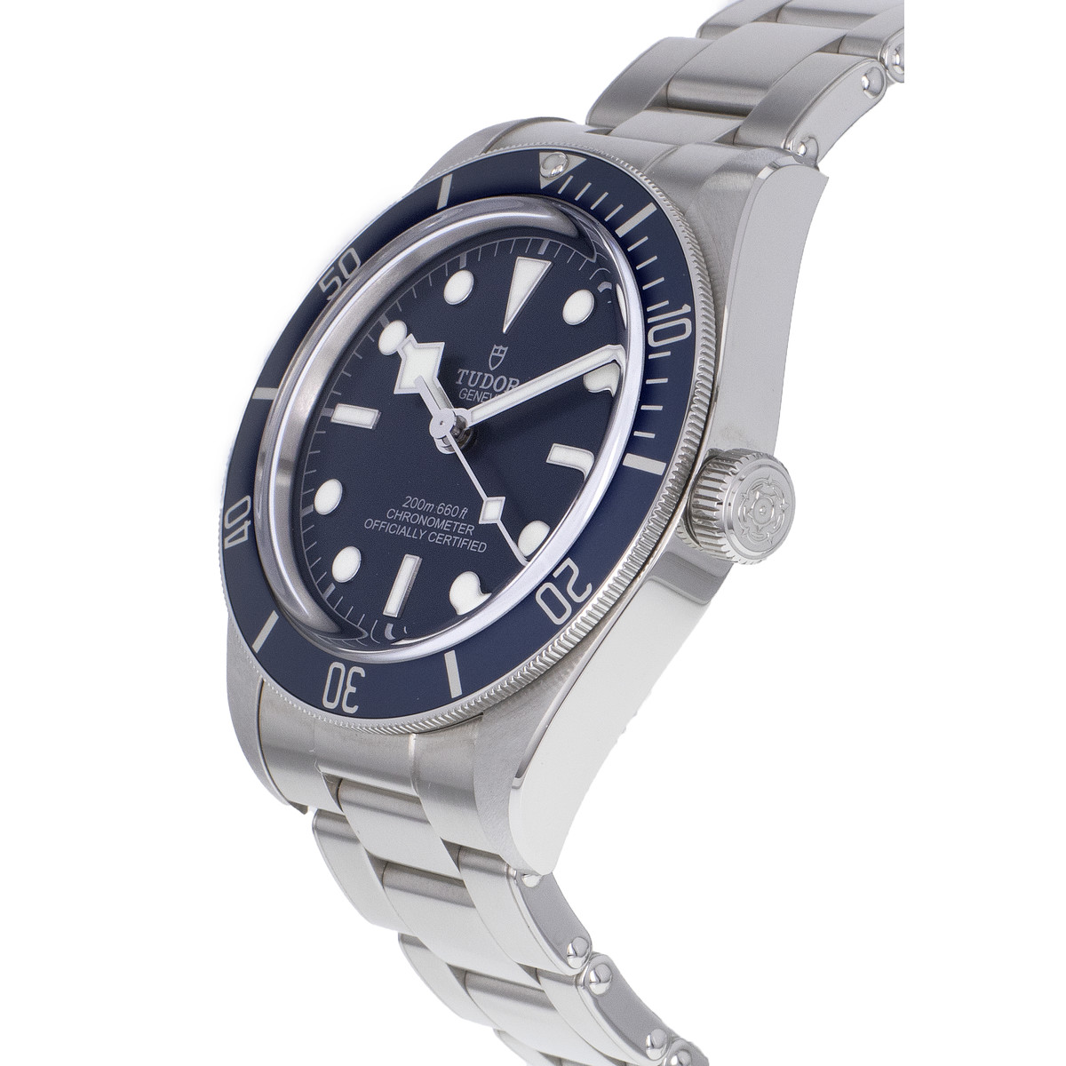 Montre d'occasion TUDOR Black Bay 58 homme mouvement automatique certifié (cosc) bracelet acier - vue D2