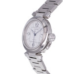 Montre d'occasion CARTIER Pasha C mixte automatique bracelet acier - vue D2