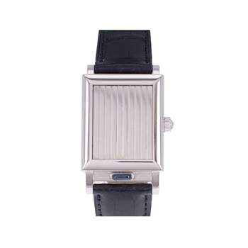 Montre d'occasion VACHERON CONSTANTIN Jalousie Shutter mixte mécanique bracelet cuir d'origine