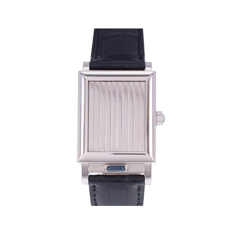 Montre d'occasion VACHERON CONSTANTIN Jalousie Shutter mixte mécanique bracelet cuir d'origine - vue 1