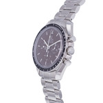 Montre d'occasion OMEGA Speedmaster Moonwatch Chocolat homme mécanique bracelet acier - vue D2