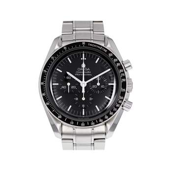 Montre d'occasion OMEGA Speedmaster Moonwatch Apollo XI homme mécanique bracelet acier